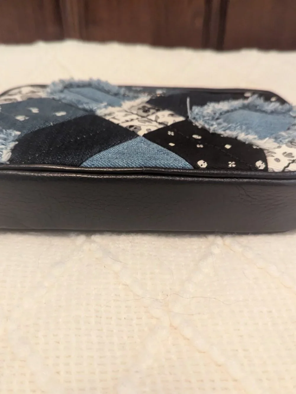 Coach black dark accents